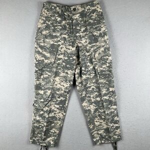 Military Pants Mens Small Short Digital Camo ACU Army Combat Uniform Cargo‎